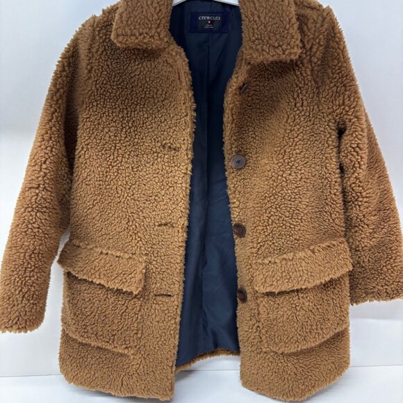 J.Crew  Girls' Teddy Sherpa coat - Worn 3 times - Picture 5 of 6